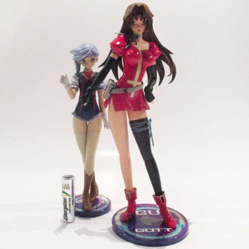 Eclair & Lumiere Figures Kaiyodo. Anime statue. Rare 2006 retired figure