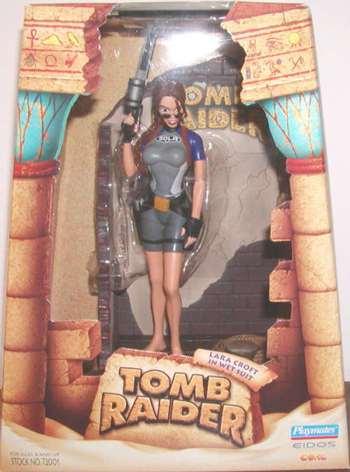 Buy2-Get1Free-TOMB RAIDER - LARA CROFT IN WET SUIT. Rare 1998 retired figure