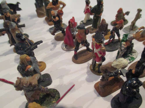 Mithril metal figures. Lord of the Rings collectible metal miniatures. Vintage LOT