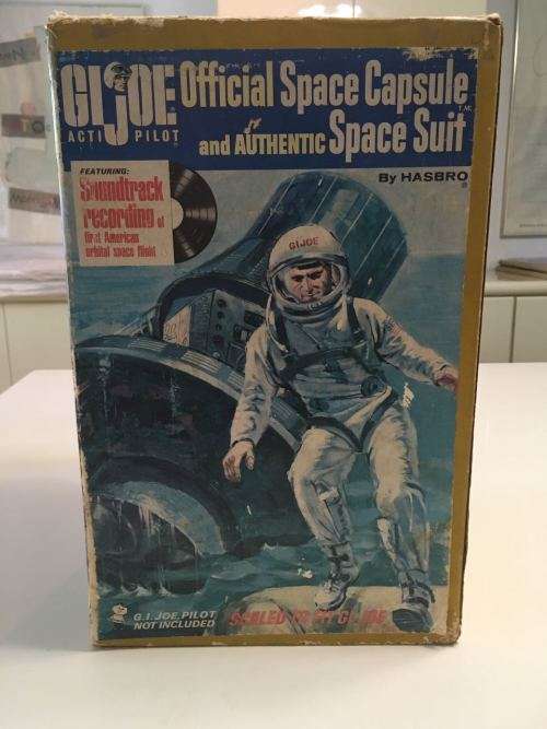 GI Joe Official Space Capsule and Astronaut Vintage 1966 Hasbro with Original Box