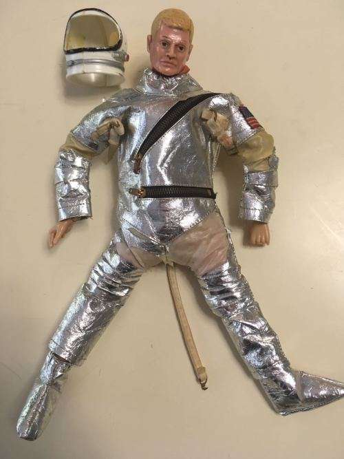 GI Joe Official Space Capsule and Astronaut Vintage 1966 Hasbro with Original Box