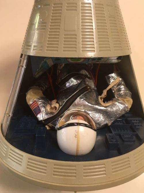 GI Joe Official Space Capsule and Astronaut Vintage 1966 Hasbro with Original Box