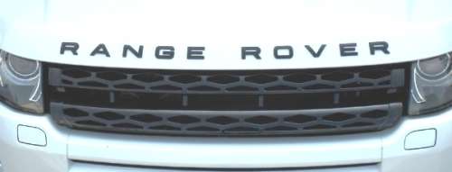 Range Rover Bonnet & Boot Badges - Gloss Black Evoque