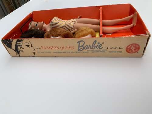Barbie 1964 Boxed Fashion Queen Barbie Doll - Vintage Extremely Rare Barbie Dolls