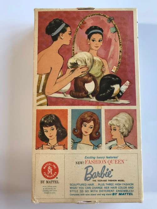 Barbie 1964 Boxed Fashion Queen Barbie Doll - Vintage Extremely Rare Barbie Dolls