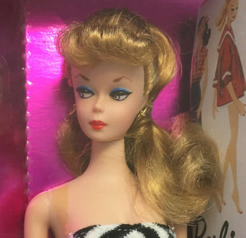 Barbie Doll Vintage 1959 No1-1994 Ponytail Barbie Doll Repro, HTF Barbie Dolls-BARBIE