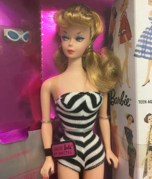 Barbie Doll Vintage 1959 No1-1994 Ponytail Barbie Doll Repro, HTF Barbie Dolls-BARBIE