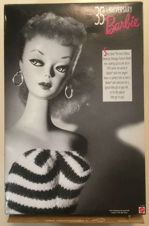 Barbie Doll Vintage 1959 No1-1994 Ponytail Barbie Doll Repro, HTF Barbie Dolls-BARBIE