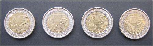 ***2010 SARB R5 COINS - CIRCULATED - BID IS PER COIN***