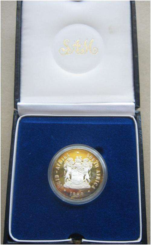 ***1989 - SILVER PROOF R1 - IN SAM BOX - L18***