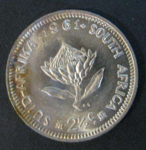 *** 1961 SA 2 1/2 CENTS - L140***