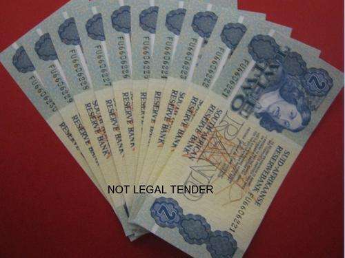 *** R2 - GERHARD DE KOCK NOTES IN SEQUENCE - BID PER NOTE TO TAKE THE LOT ***