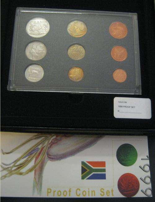 *** 1999 - PROOF SET AS ISSUED BY SA MINT - HERNS CV R650***
