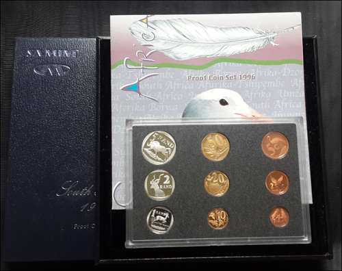 *** 1996 - SA PROOF SET -  AS ISSUED BY SA MINT ***