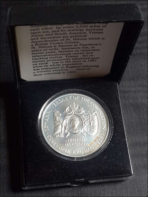 1978 - TRISTAN - SOLID SILVER 1 OZ COIN