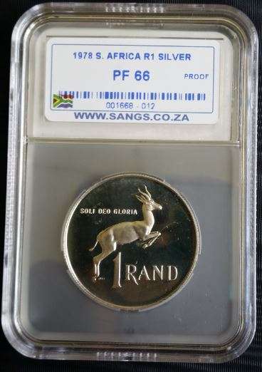 *** 1978 - SA SILVER R1 - SANGS GRADED PF66 -***