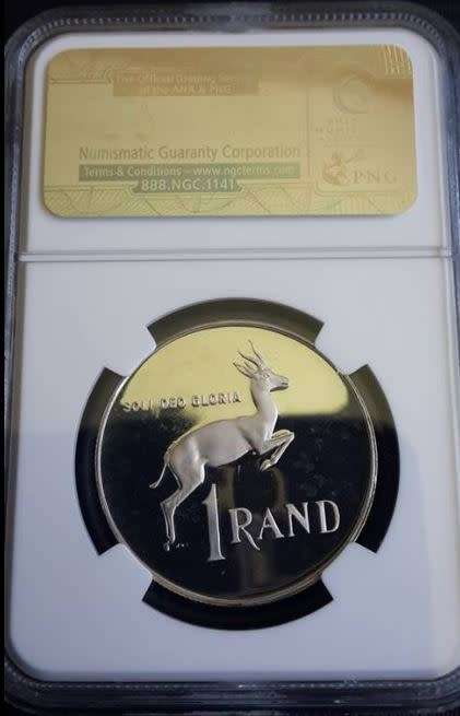 HIGH GRADED !!!  *** 1989 - SA SILVER R1 - NGC GRADED PF68 ULTRA CAMEO ***