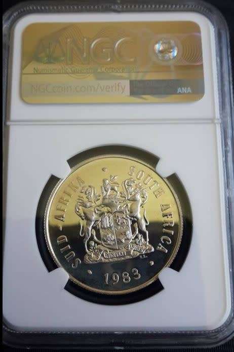 *** 1983 - SA SILVER R1 - NGC GRADED PF67 UC ***