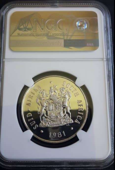 *** 1981 - SA SILVER R1 - NGC GRADED PF67 UC ***
