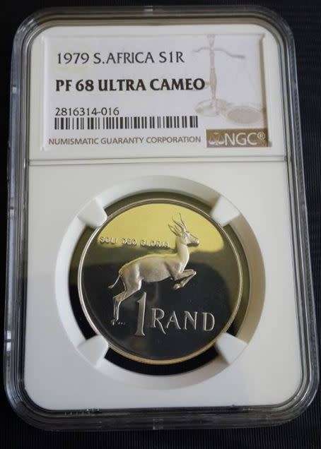 *** 1979 - SA SILVER R1 - NGC GRADED PF68 UC ***