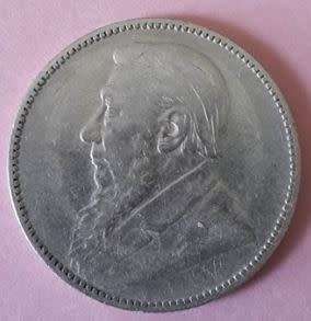 1896 - ZAR 1 SHILLINGS SILVER- AS PER IMAGES