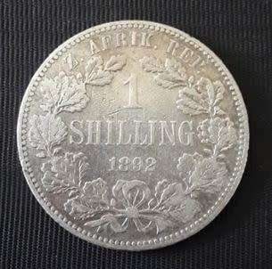 1892 - ZAR 1 SHILLING - AS PER IMAGES