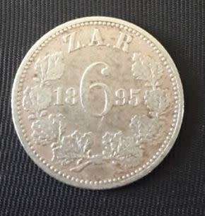 1895 - ZAR 6 PENCE - AS PER IMAGES