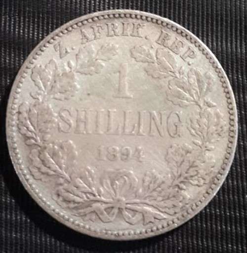 1894 - ZAR 1 SHILLING - AS PER IMAGES