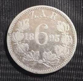 1895 - ZAR 6 PENCE - AS PER IMAGES
