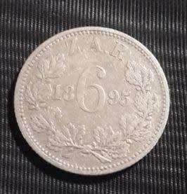 1895 - ZAR 6 PENCE - AS PER IMAGES