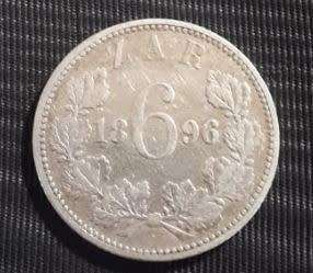 1896 - ZAR 6 PENCE - AS PER IMAGES