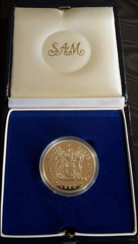 *** 1990 - SA SILVER PROOF R1 SERIES - AS PER IMAGES ***