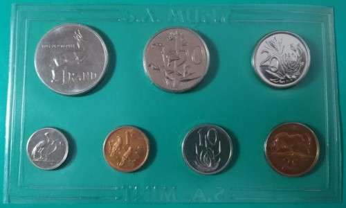 *** 1988 - SA UNCIRCULATED COIN SET WITH NICKEL R1 ***