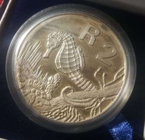 *** 1997 - SA SILVER R2 SERIES - SEAHORSE - 1 OZ SILVER ***