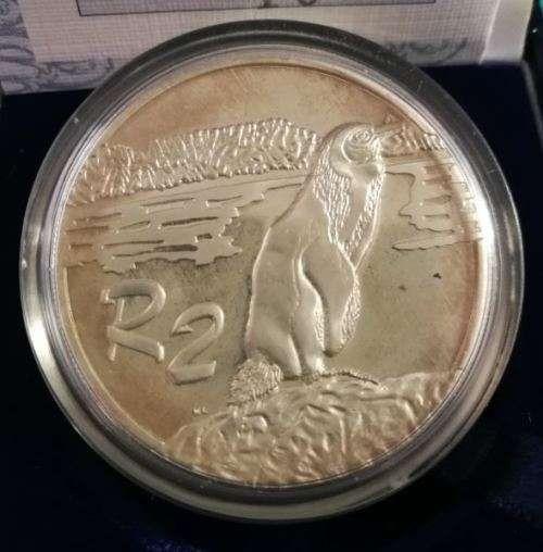 *** 1998 - SA SILVER R2 SERIES - PENGUIN - 1 OZ SILVER  - STILL SEALED ***