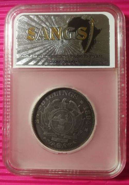 *** 1894 - ZAR 2 1/2 SHILLINGS - SANGS GRADED VF20 ***