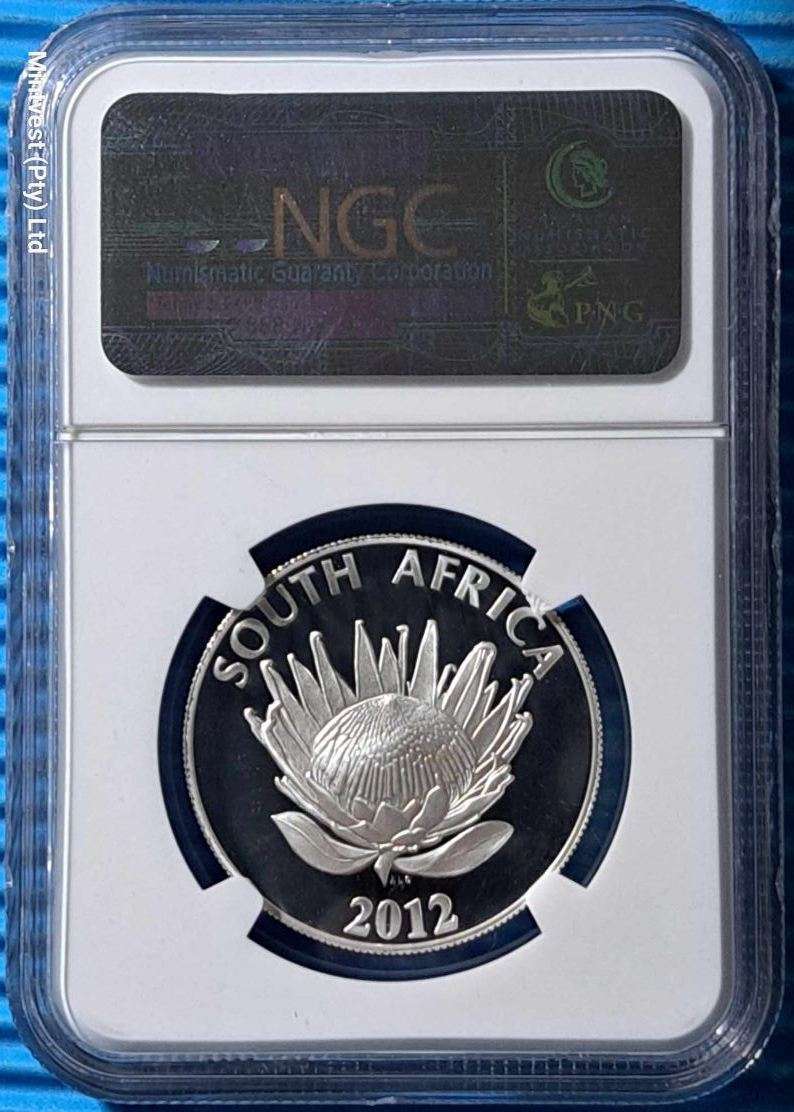 *** 2012 - SA SILVER R1 - WALTER AND ALBERTINA SISULU - NGC PF70 ULTRA CAMEO ***