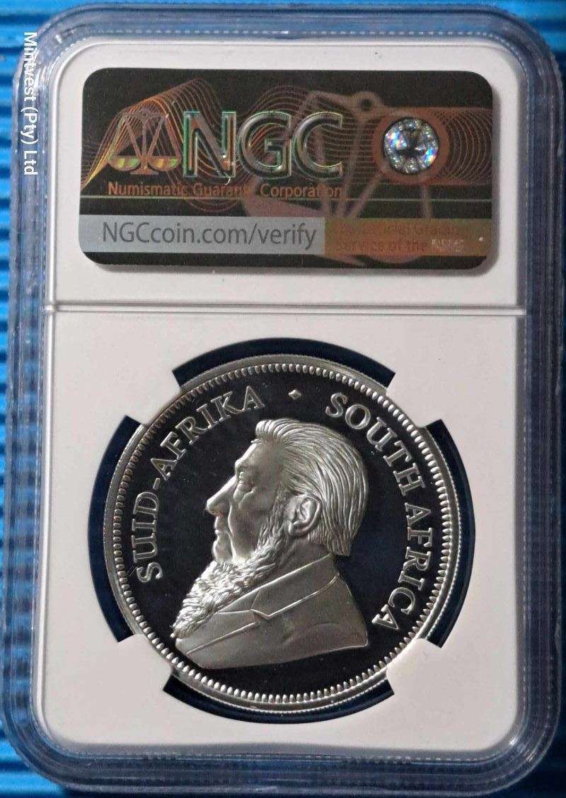 *** 2018 - SA SILVER KRUGERRAND PROOF - 1 OZ FINE SILVER - NGC PF69 ULTRA CAMEO  ***