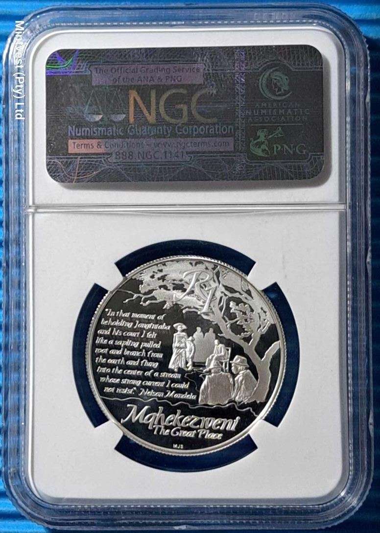 2013 South Africa Silver R1 - Life of a Legend - NGC PF69 Ultra Cameo