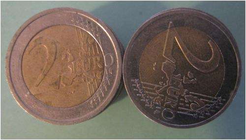 ### 2 EURO COINS - 15 COINS IN THE LOT - BID IS PER COIN ###