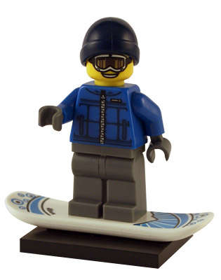 Snowboarder Guy - LEGO Minifigures Series 5 (Rare)