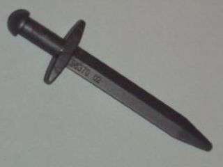DARK GREY POINTED GREATSWORD - Lego Minifigure Weapons (RARE!)