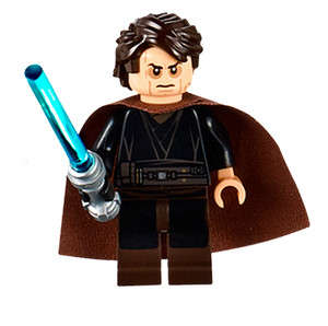 ANAKIN SKYWALKER (with blue lightsaber & cape!) - Lego Star Wars Minifigure
