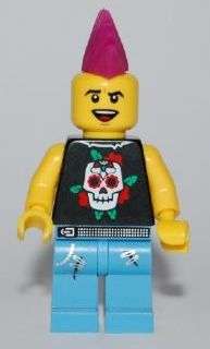 PUNK ROCKER (Series 4) - Lego Minifigure (RARE COLLECTABLE!) SPECIAL OFFER!