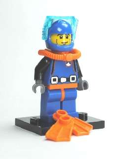 DEEP SEA DIVER - LEGO Minifigure Series 1 (Very Rare!)