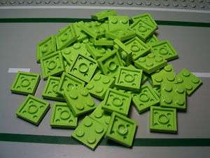 Lime Plate (2x2 Studs) - Lego Accessories