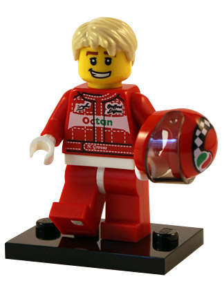 RACE CAR DRIVER - LEGO Minifigures - Series 3 (Rare!)