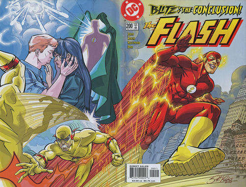 The Flash #200 Special 50/50 Cover! (NM - 2003) Back Issue, 48pg Crazy R1 Start!