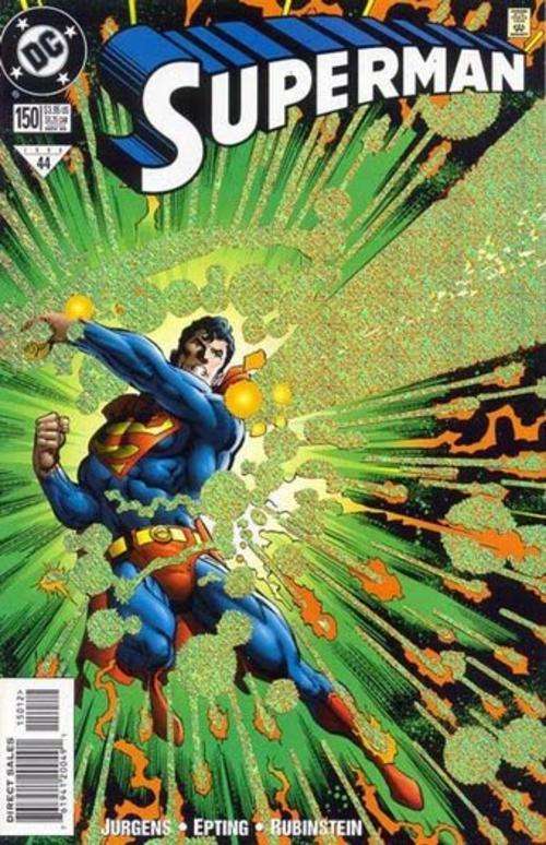 Superman #150 Special Holographic Foil Cover (NM - 1999) Rare! Last Jurgens Issue! 48 Pages