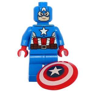 Captain America (With Shield) 2014 - LEGO Super Hero Minifigure